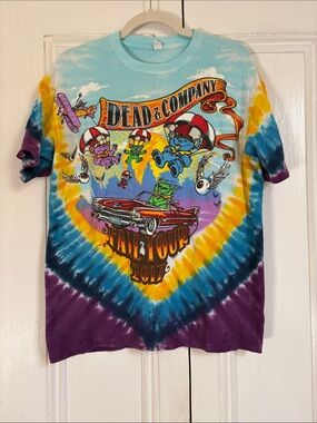 Dead & Company 2017 Fall Tour tie-dye tee